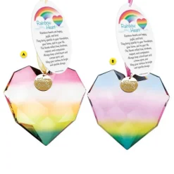 Sale Rainbow Heart Ornament Inspirational