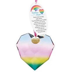 Sale Rainbow Heart Ornament Inspirational