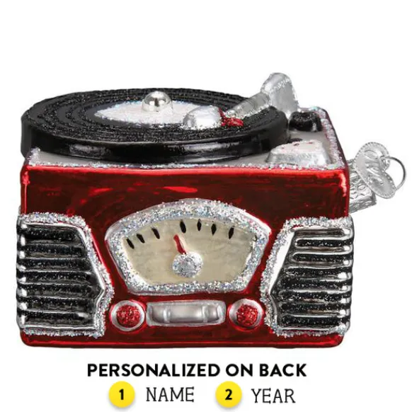 Fashion Record Player Ornament - Music