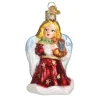 Best Sale Red Angel With Lyre Ornament - Angels & Religious