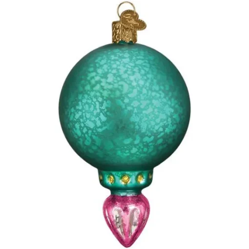 Flash Sale Old World Christmas Reflector Ornament-Turquoise Luster Reflection Ornament -