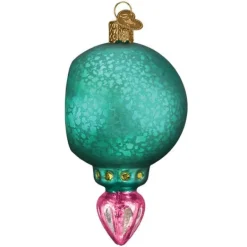 Flash Sale Old World Christmas Reflector Ornament-Turquoise Luster Reflection Ornament -