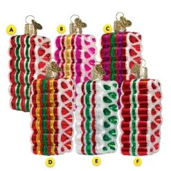Best Old World Christmas Ribbon Candy Ornament -