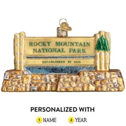New Old World Christmas Rocky Mountain National Park Ornament -