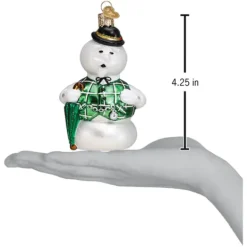 Hot Old World Christmas Sam The Snowman Ornament - Rudolph -