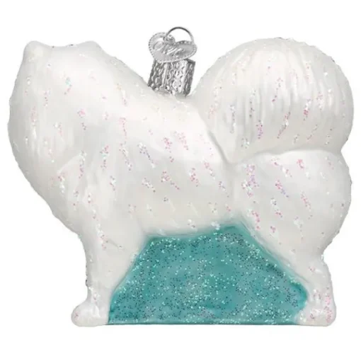 Hot Old World Christmas Samoyed Dog Ornament -