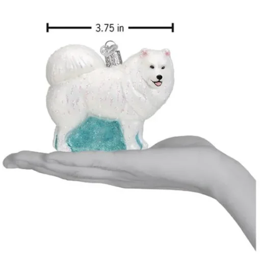 Hot Old World Christmas Samoyed Dog Ornament -