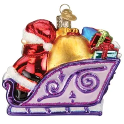Clearance Old World Christmas Santa And Friends Ornament - Rudolph -