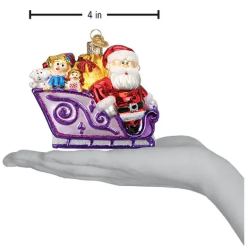 Clearance Old World Christmas Santa And Friends Ornament - Rudolph -