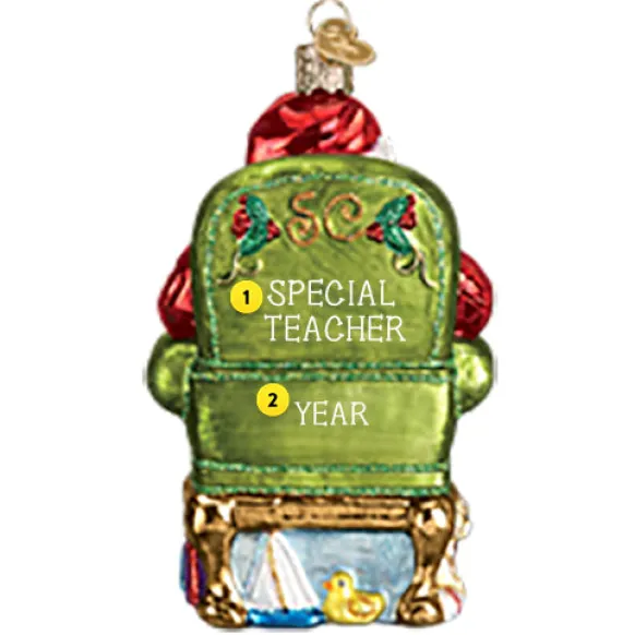 Best Sale Old World Christmas Santa Checking His List Ornament -