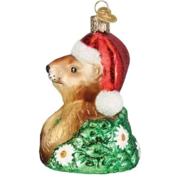 Shop Old World Christmas Santa Groundhog Ornament -