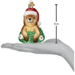 Shop Old World Christmas Santa Groundhog Ornament -
