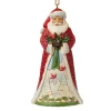 Best Sale Santa Holding Cardinals Ornament - Jim Shore