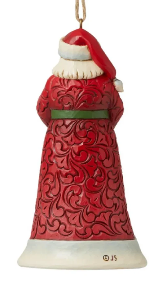 Best Sale Santa Holding Cardinals Ornament - Jim Shore