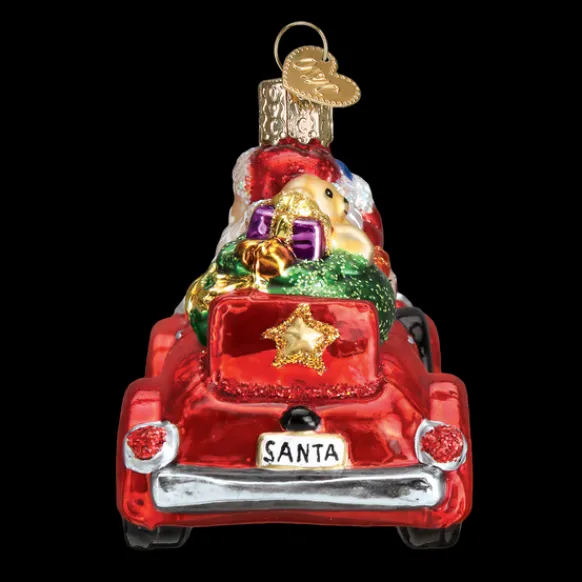 Best Old World Christmas Santa In Antique Car Ornament -