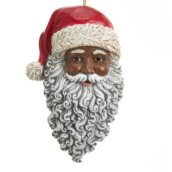 Online Kurt Adler Santa Ornament -African American