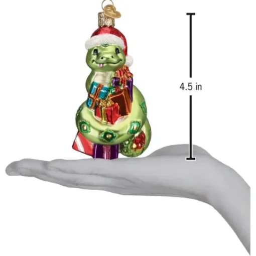 Online Santa Snake Ornament - Fish & Reptile