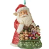 Discount Santa With Toy Bag Ornament - Jim Shore