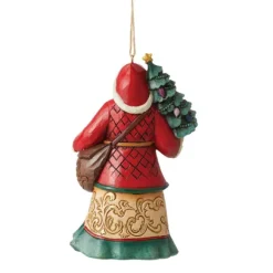 Shop Santa With Tree And Toy Bag Ornament - Jim Shore