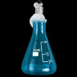 Clearance Old World Christmas Science Beaker Ornament -
