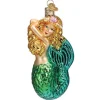 Store Old World Christmas Seashell Mermaid Ornament -
