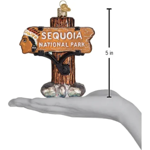 Hot Old World Christmas Sequoia National Park Ornament -