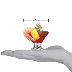 Fashion Old World Christmas Shrimp Cocktail Ornament -