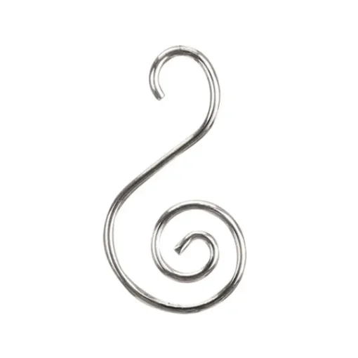 Fashion Silver Ornament Hooks - Ornament Stands & Hooks