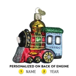 Online Small Locomotive Ornament - Transportation