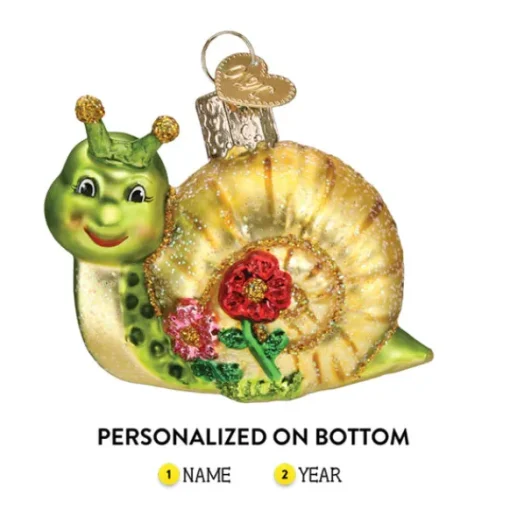 Shop Smiley Snail Ornament - Garden, Birds & Insects