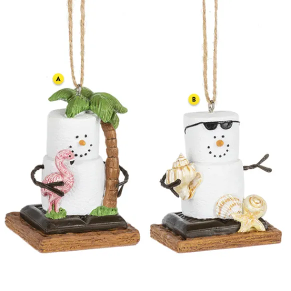 Discount S'Mores Coastal Ornaments S'Mores
