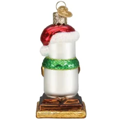 Clearance Old World Christmas S'Mores Snowman Ornament -