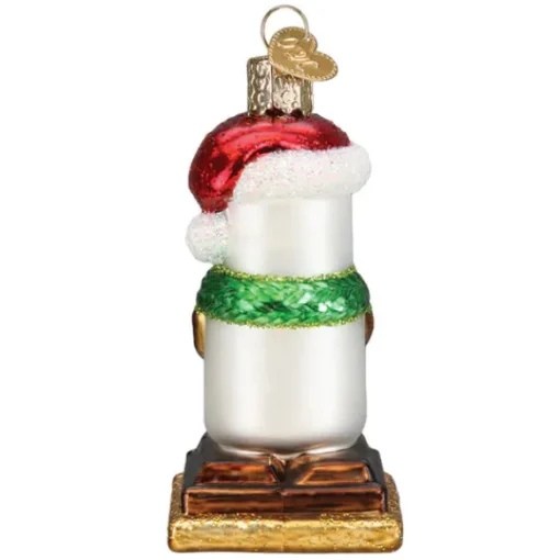 Clearance Old World Christmas S'Mores Snowman Ornament -