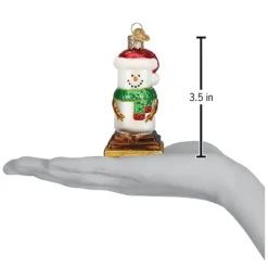 Clearance Old World Christmas S'Mores Snowman Ornament -