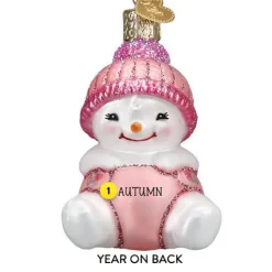 Online Snow Baby Girl Ornament - Baby