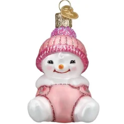 Online Snow Baby Girl Ornament - Baby