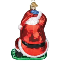 Best Old World Christmas Snowboarding Santa Ornament -