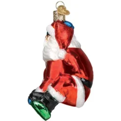 Best Old World Christmas Snowboarding Santa Ornament -