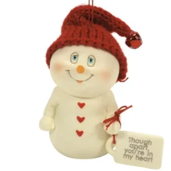 Discount Snowpinion: Though Apart, In My Heart Ornament Snowpinions