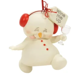 Flash Sale Snowpinions Snowpinion: Wine Me Up Ornament