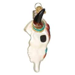 Hot Old World Christmas Southwestern Steer Skull Ornament -