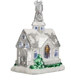 Cheap Sparkling Cathedral Ornament - Angels & Religious
