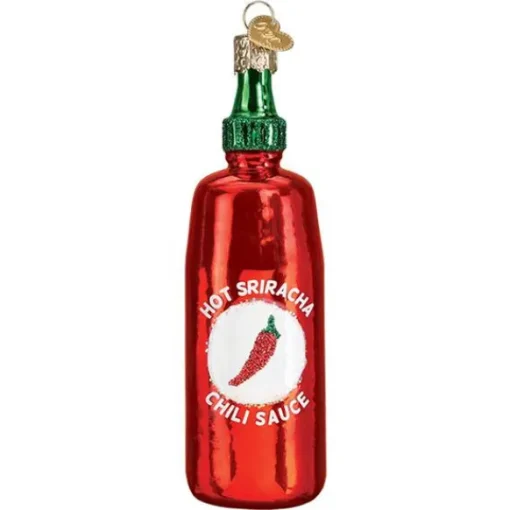 Outlet Old World Christmas Sriracha Sauce Ornament -