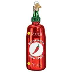 Outlet Old World Christmas Sriracha Sauce Ornament -