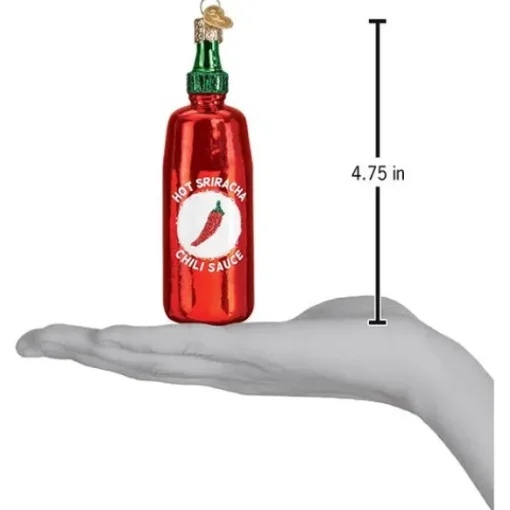 Outlet Old World Christmas Sriracha Sauce Ornament -