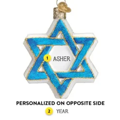 Discount Star Of David Ornament - Angels & Religious