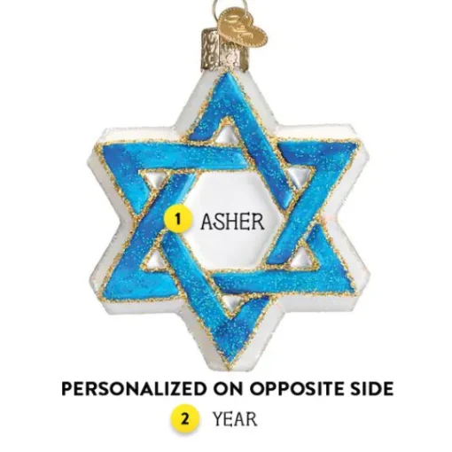 Discount Star Of David Ornament - Angels & Religious
