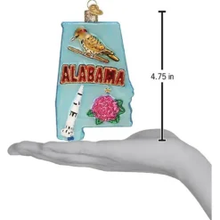 Clearance Old World Christmas State Of Alabama Ornament