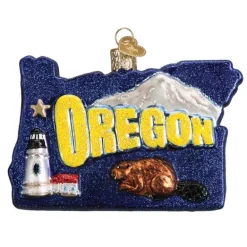 Clearance Old World Christmas State Of Oregon Ornament -