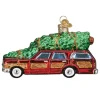 Best Old World Christmas Station Wagon With Tree Ornament -
